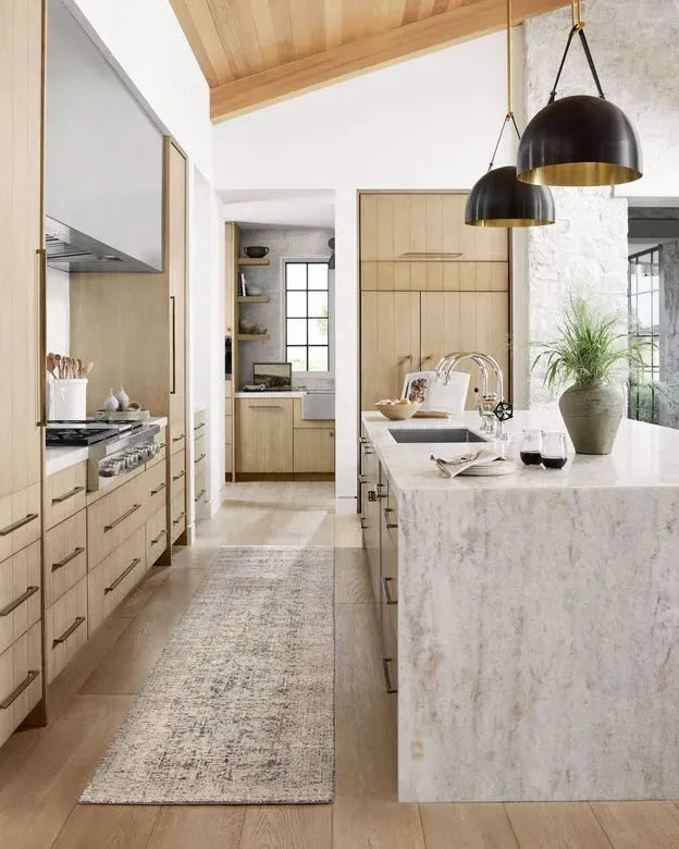 Alie ALE-05 Charcoal/Beige Rug