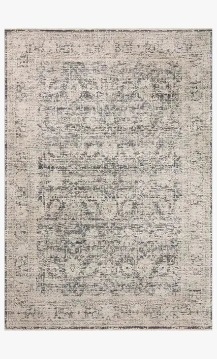 Alie ALE-05 Charcoal/Beige Rug