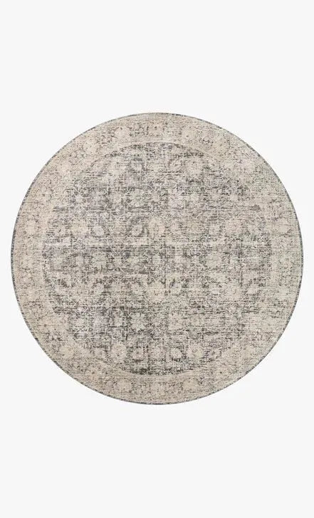 Alie ALE-05 Charcoal/Beige Rug