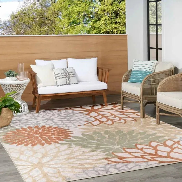 Aloha ALH05 Ivory/Multi Area Rug