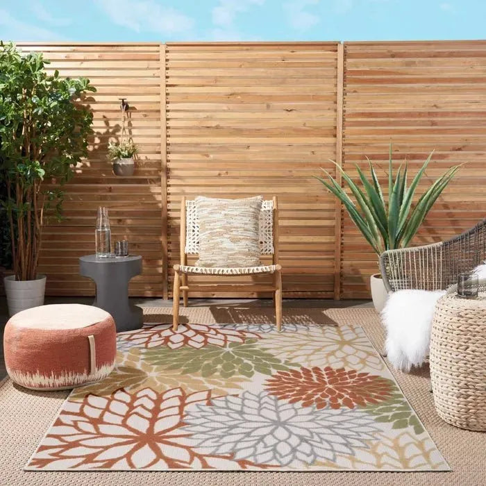 Aloha ALH05 Ivory/Multi Area Rug