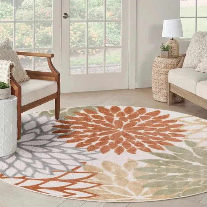 Aloha ALH05 Ivory/Multi Area Rug