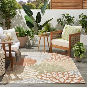 Aloha ALH05 Ivory/Multi Area Rug