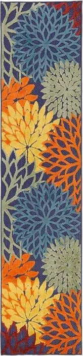 Aloha ALH05 Navy/Multi Area Rug