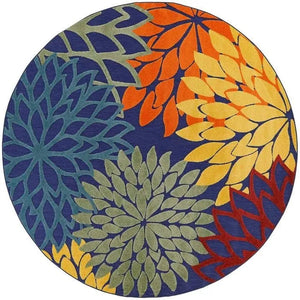 Aloha ALH05 Navy/Multi Area Rug