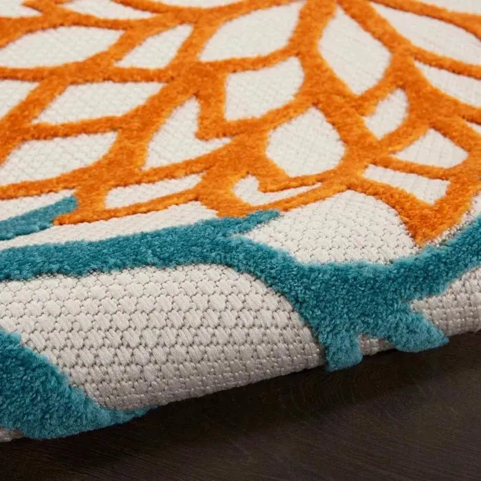 Aloha ALH05 Turquoise/Multi Area Rug