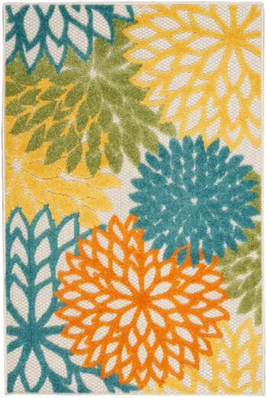 Aloha ALH05 Turquoise/Multi Area Rug