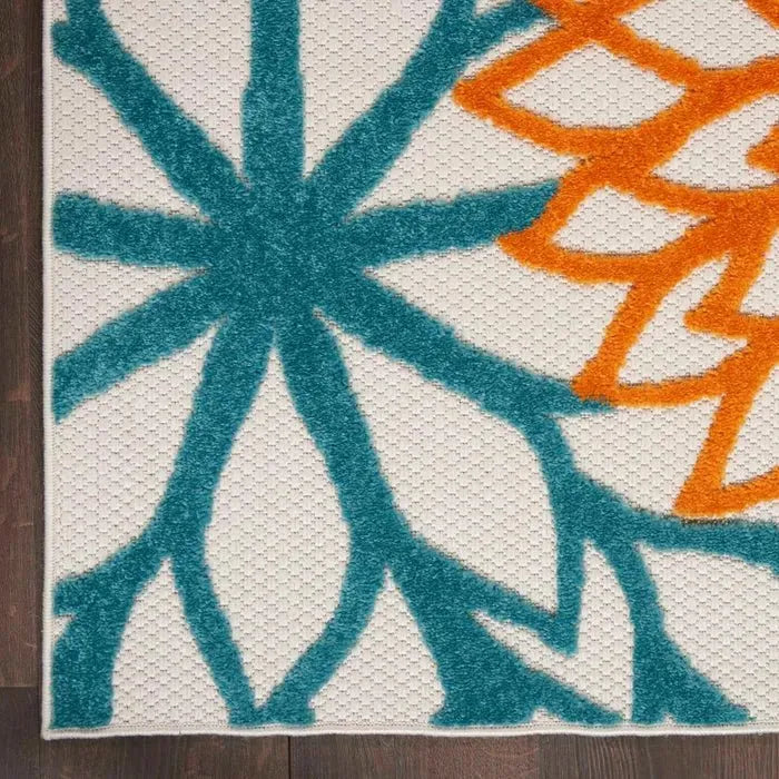 Aloha ALH05 Turquoise/Multi Area Rug