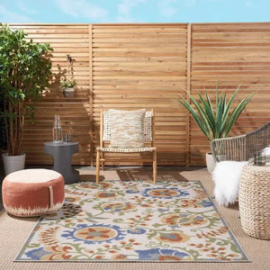 Aloha ALH17 Ivory/Blue Area Rug