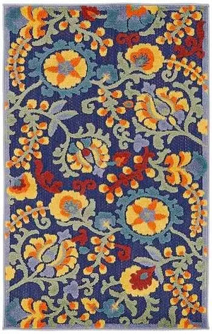 Aloha ALH17 Navy/Multi Area Rug