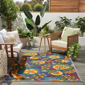 Aloha ALH17 Navy/Multi Area Rug