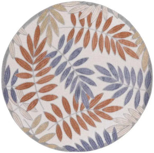 Aloha ALH18 Blue/Mocha Area Rug