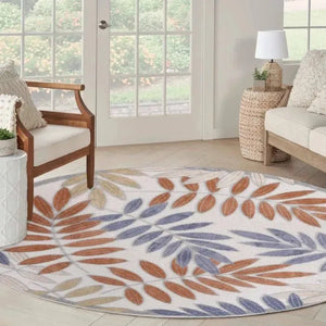 Aloha ALH18 Blue/Mocha Area Rug
