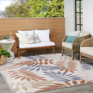 Aloha ALH18 Blue/Mocha Area Rug
