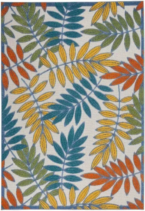 Aloha ALH18 Ivory/Multi Area Rug