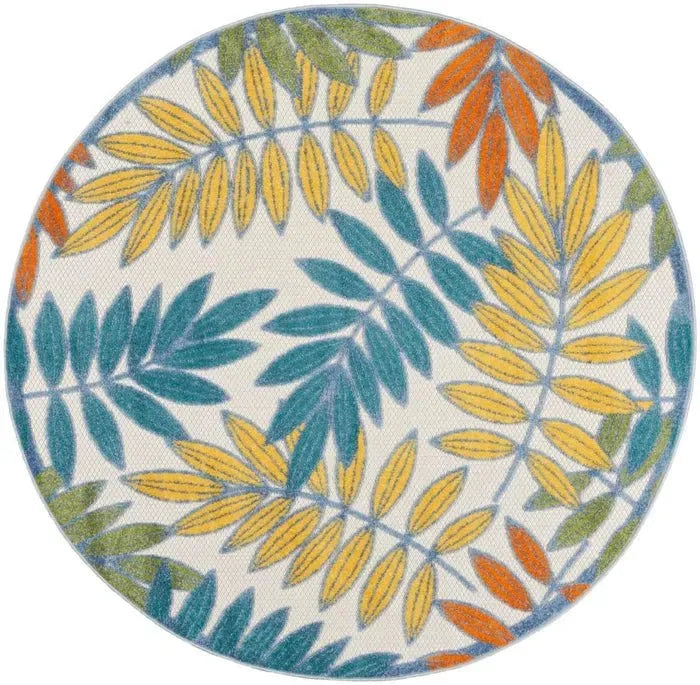 Aloha ALH18 Ivory/Multi Area Rug