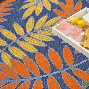 Aloha ALH18 Navy/Multi Area Rug