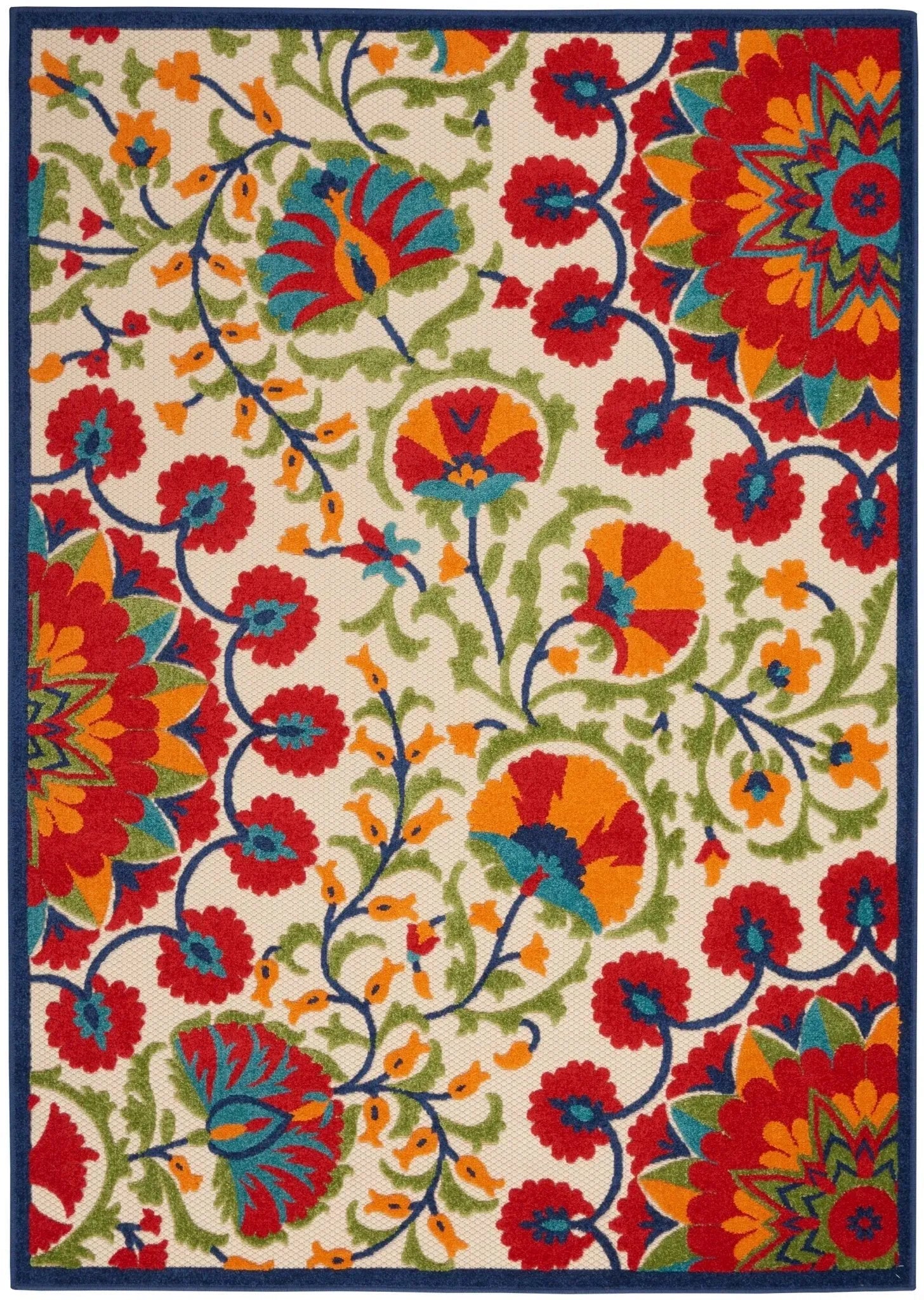 Aloha ALH20 Red/Multi Rug