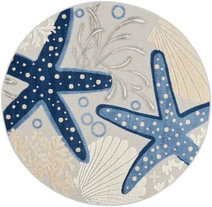 Aloha ALH24 Blue/Grey Area Rug