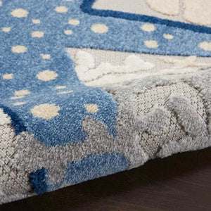 Aloha ALH24 Blue/Grey Area Rug