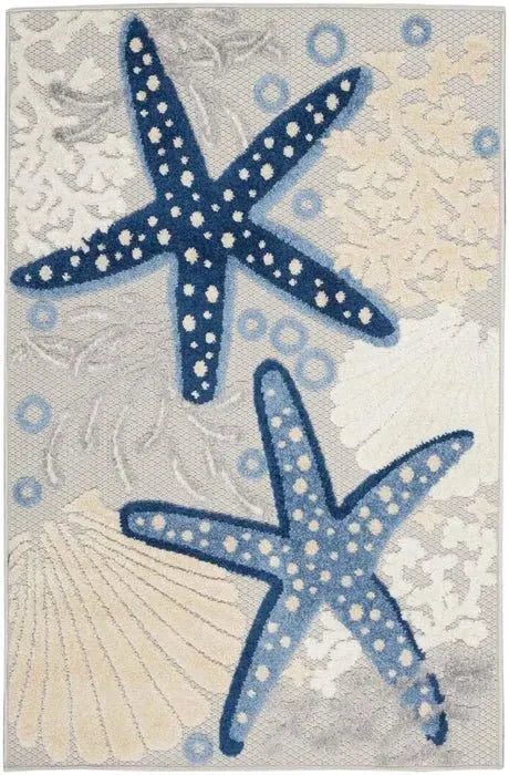 Aloha ALH24 Blue/Grey Area Rug