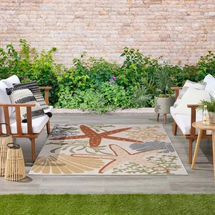 Aloha ALH24 Ivory/Multi Area Rug