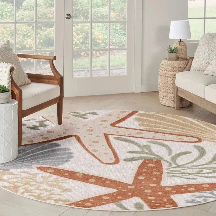 Aloha ALH24 Ivory/Multi Area Rug