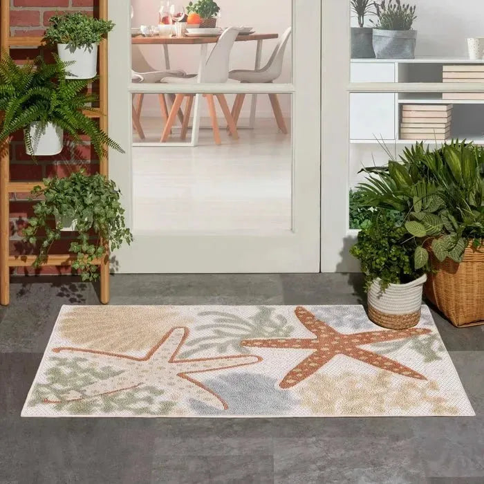Aloha ALH24 Ivory/Multi Area Rug