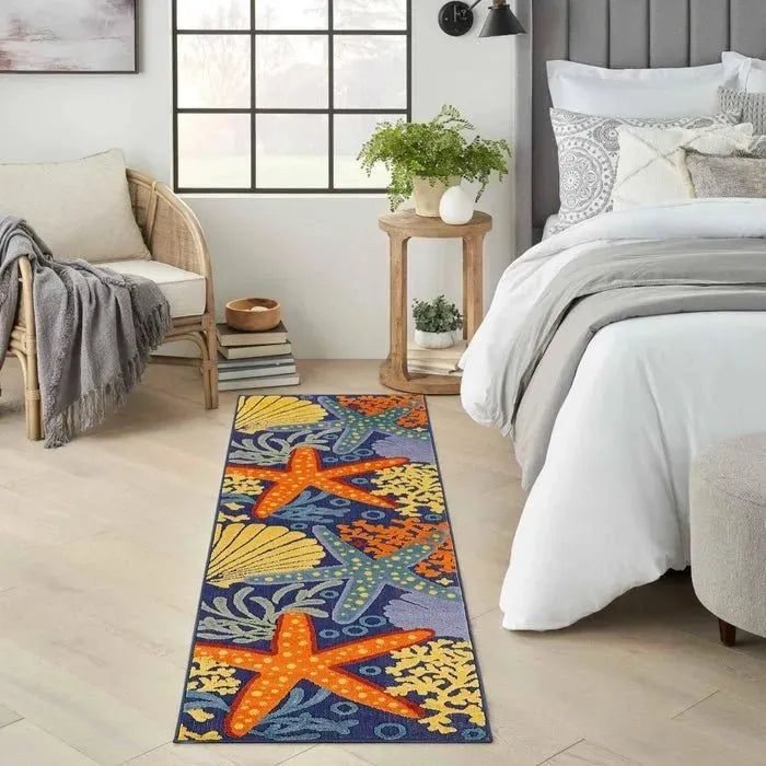 Aloha ALH24 Navy/Multi Area Rug