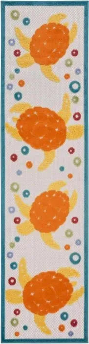 Aloha ALH27 Teal/Multi Area Rug