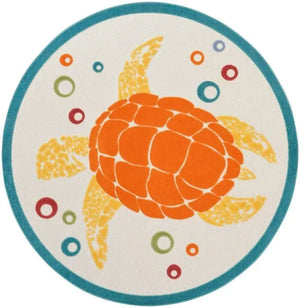 Aloha ALH27 Teal/Multi Area Rug