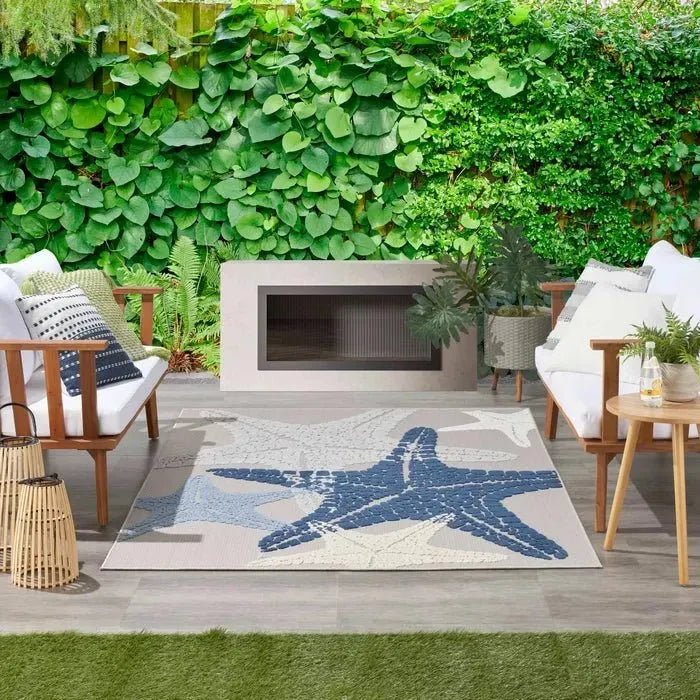 Aloha ALH28 Grey/Multi Area Rug