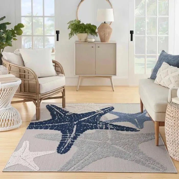 Aloha ALH28 Grey/Multi Area Rug