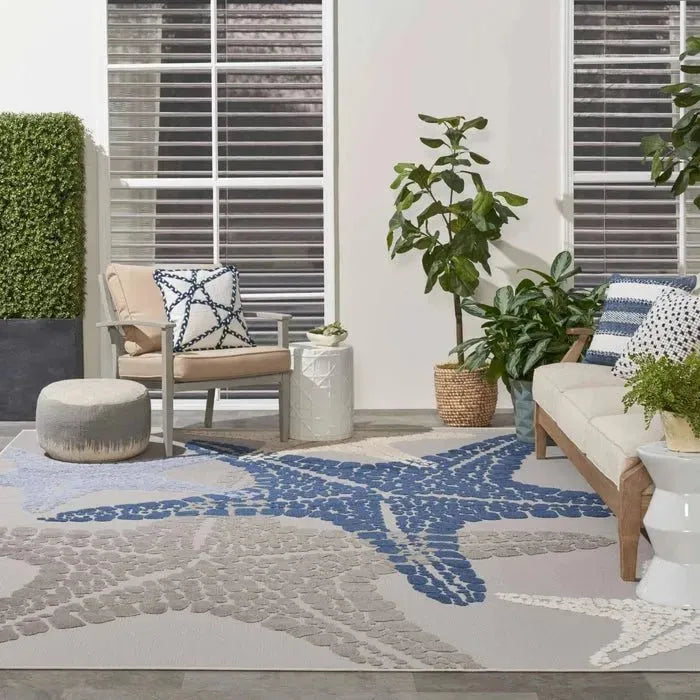 Aloha ALH28 Grey/Multi Area Rug
