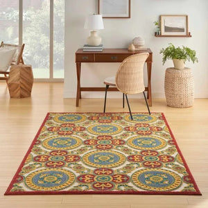 Aloha ALH30 Red/Multi Area Rug