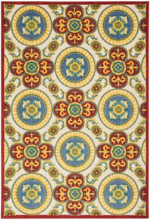 Aloha ALH30 Red/Multi Area Rug