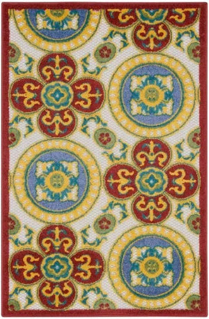 Aloha ALH30 Red/Multi Area Rug