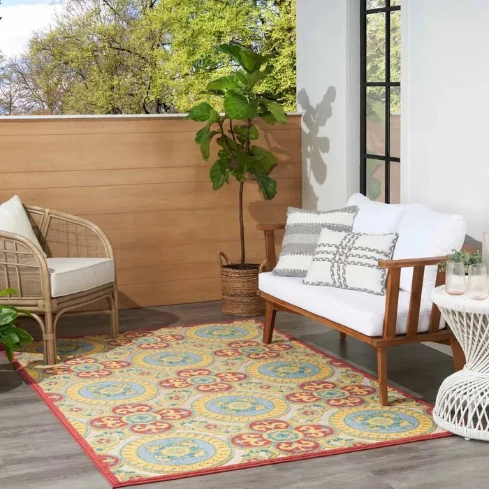 Aloha ALH30 Red/Multi Area Rug