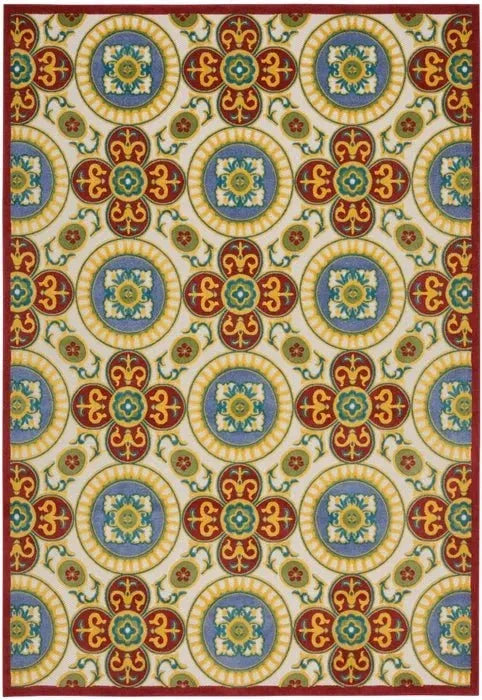 Aloha ALH30 Red/Multi Area Rug