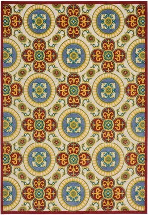 Aloha ALH30 Red/Multi Area Rug