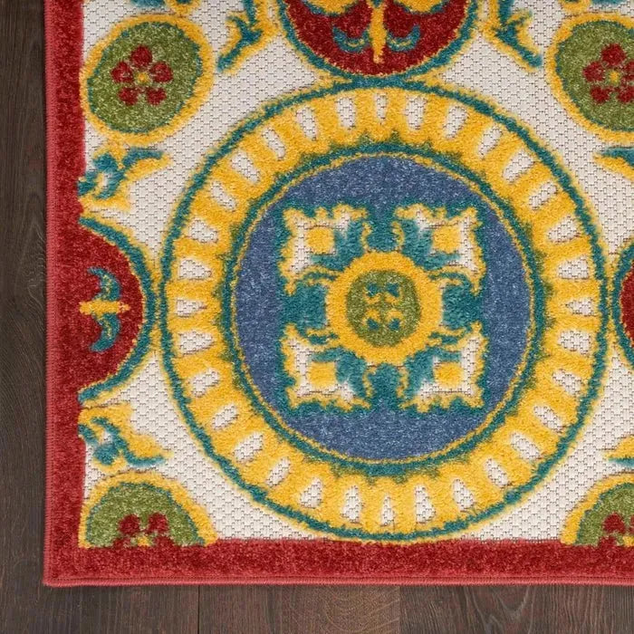 Aloha ALH30 Red/Multi Area Rug