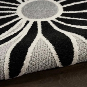 Aloha ALH33 Black/White Area Rug