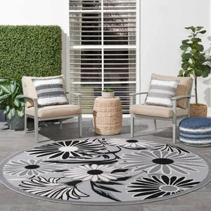 Aloha ALH33 Black/White Area Rug