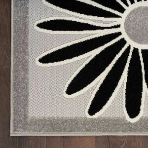 Aloha ALH33 Black/White Area Rug
