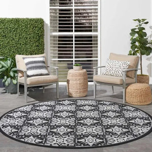 Aloha ALH34 Black/White Area Rug