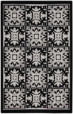 Aloha ALH34 Black/White Area Rug