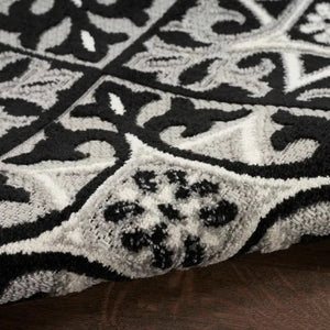 Aloha ALH34 Black/White Area Rug