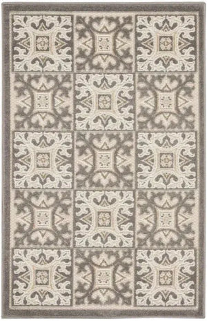 Aloha ALH34 Ivory/Grey Area Rug