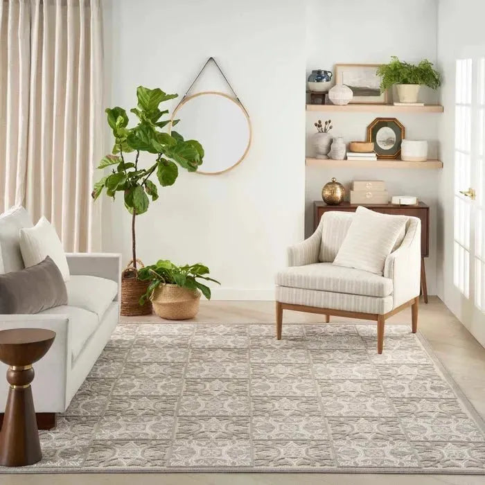 Aloha ALH34 Ivory/Grey Area Rug