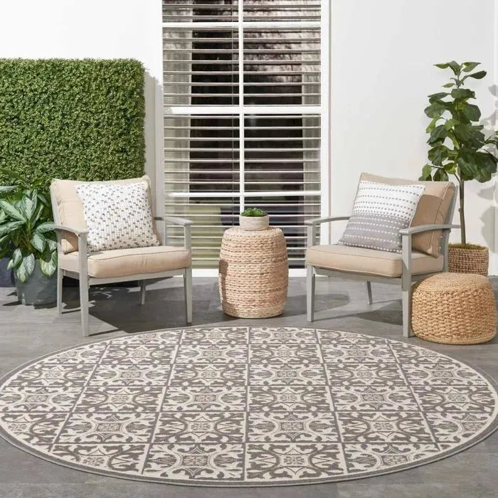 Aloha ALH34 Ivory/Grey Area Rug
